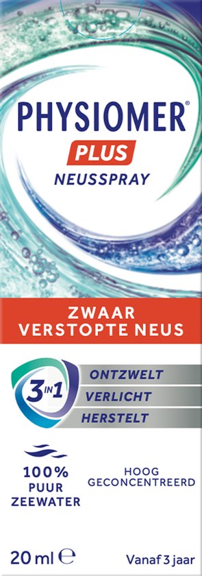 Physiomer 100% natuurlijk - Neusspray bij neusverkoudheid - 20 ml