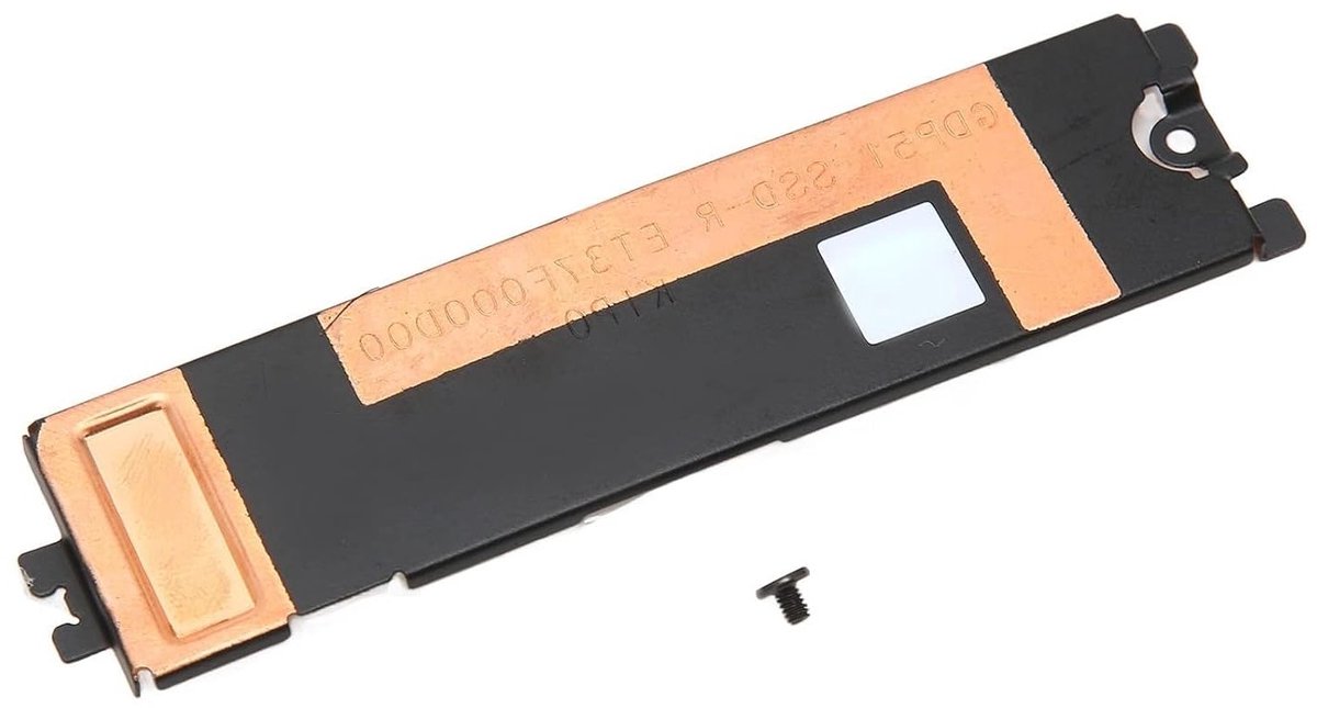 Aluminium M.2 SSD Koellichaam voor Verbeterde Warmteafvoer en Bescherming van Hardeschijf, Geschikt voor XPS 15 en Precision Series