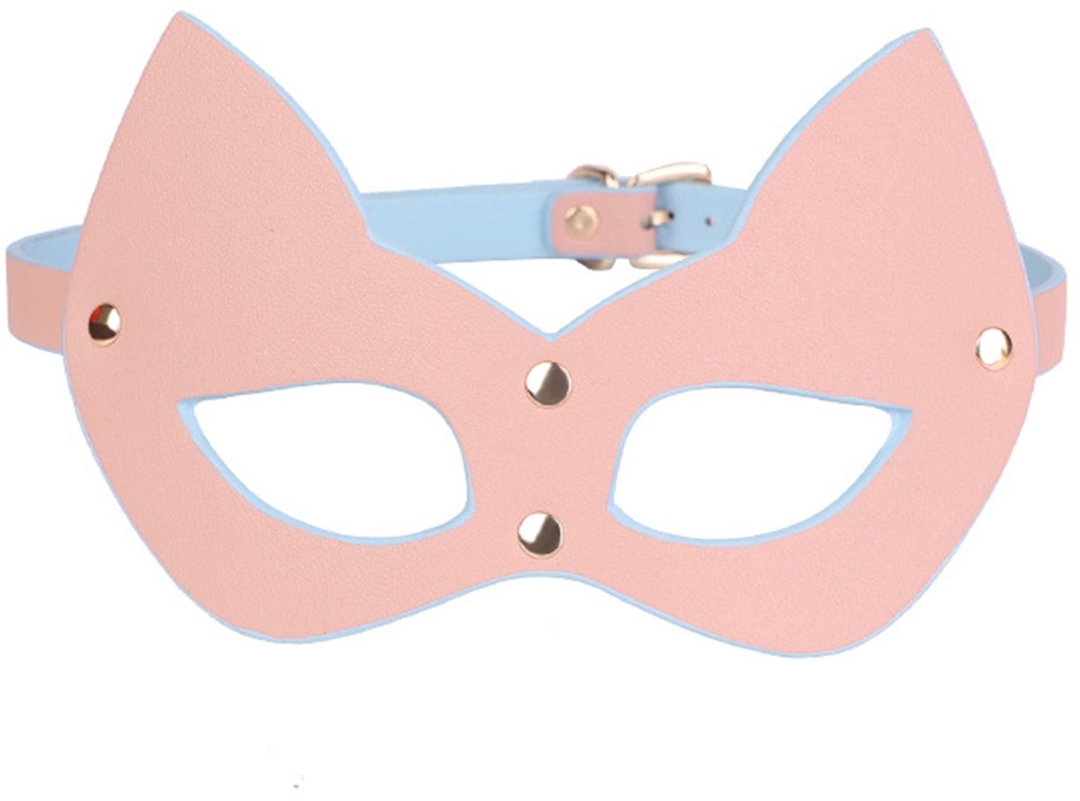 Smart Moves - Kattenmasker - Roze/Lichtblauw