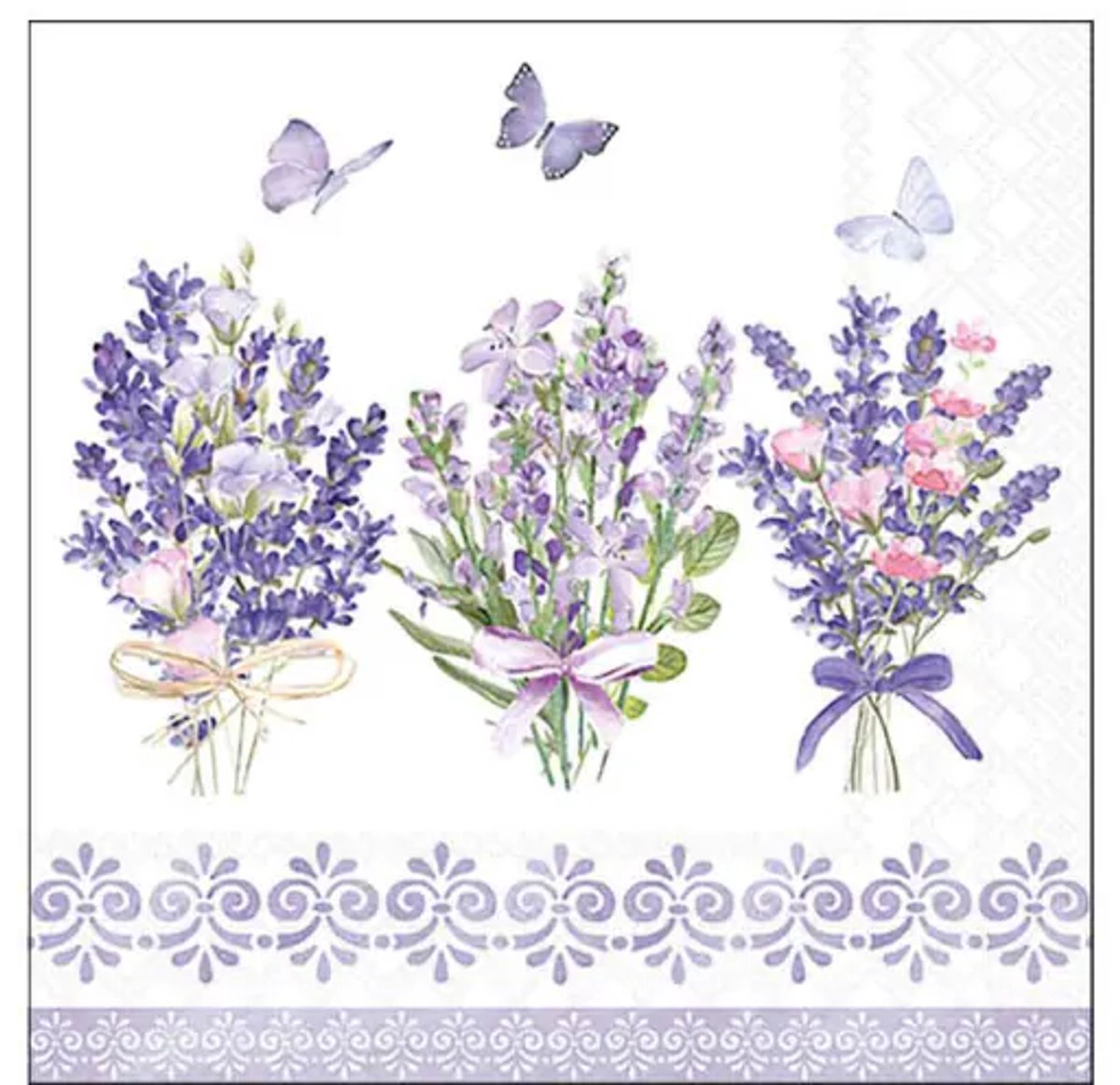 Ambiente - Servetten - Lovely Lavender - 25 x 25 cm
