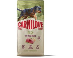 CARNILOVE TRUE FRESH - Dog - Duck for Adult Small Breeds 12 kg