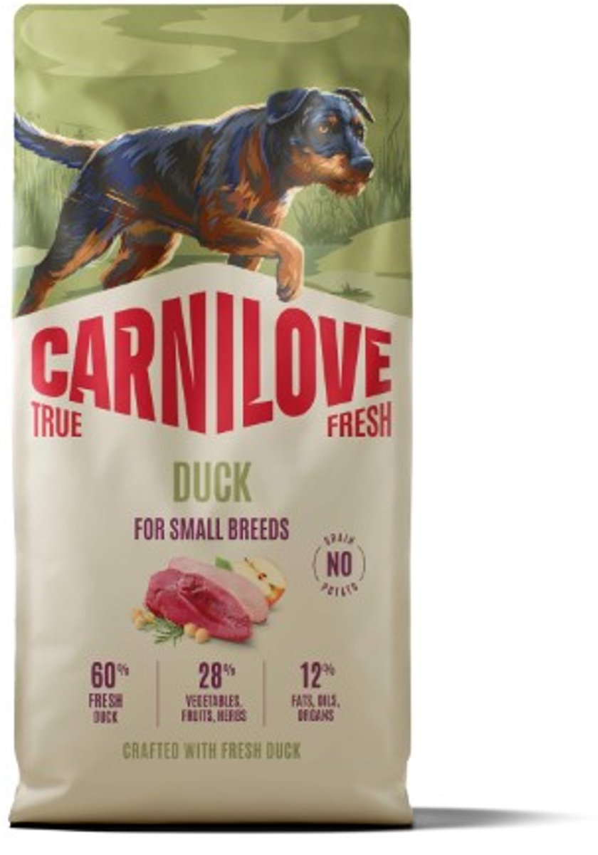 Carnilove CARNILOVE TRUE FRESH - Dog - Duck for Adult Small Breeds 12 kg