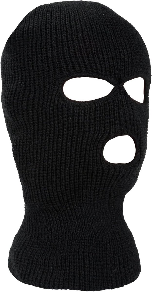 3-Hole Wintermasker voor Volledig Gezicht - Gebreide Ski Balaclava voor Koude Weer en Outdoor Activiteiten