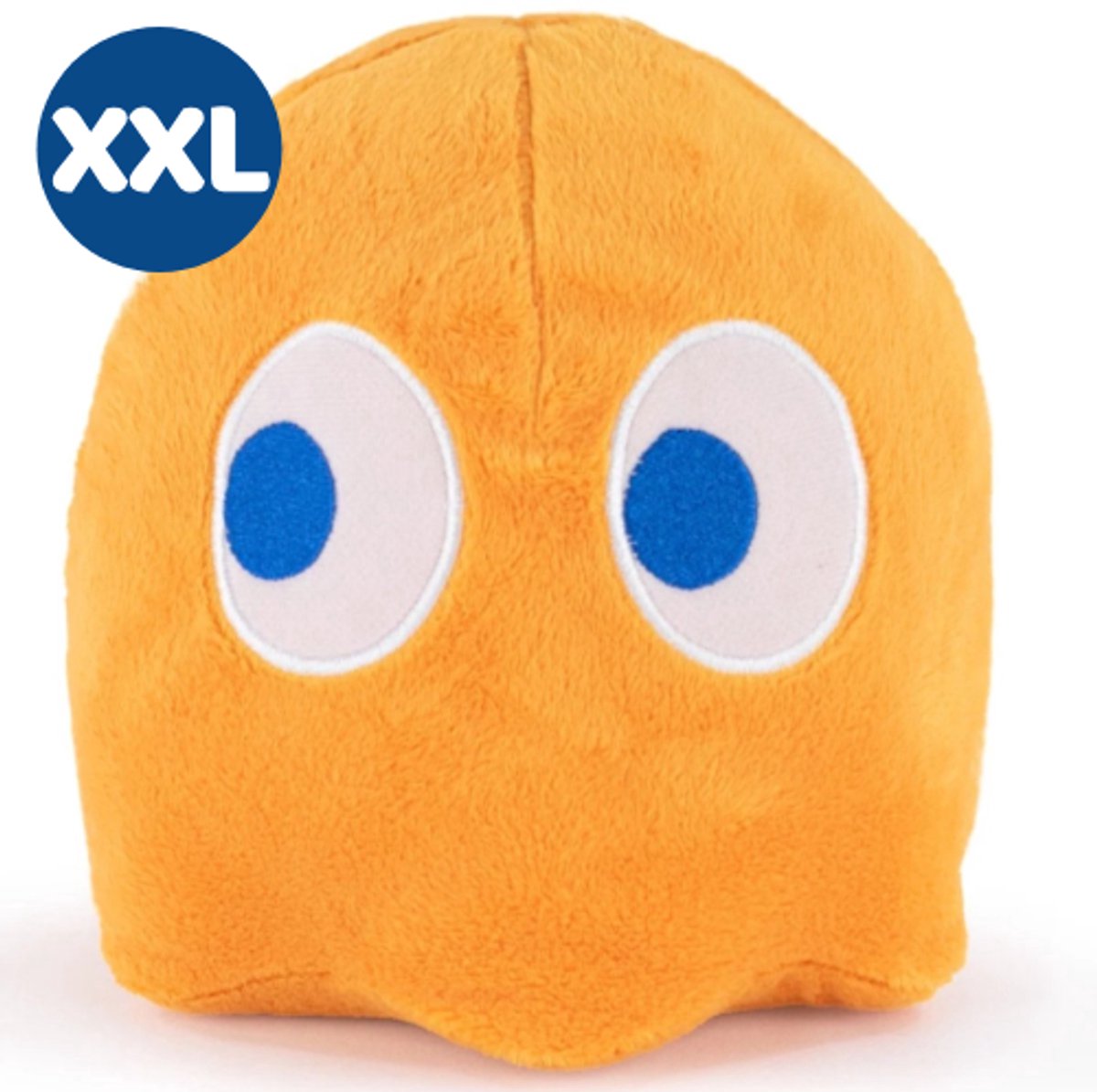Pac-Man Spookje (Oranje) Pluche Knuffel XXL 65 cm - Grote Speelgoed Knuffels voor Kinderen Jongens Meisjes