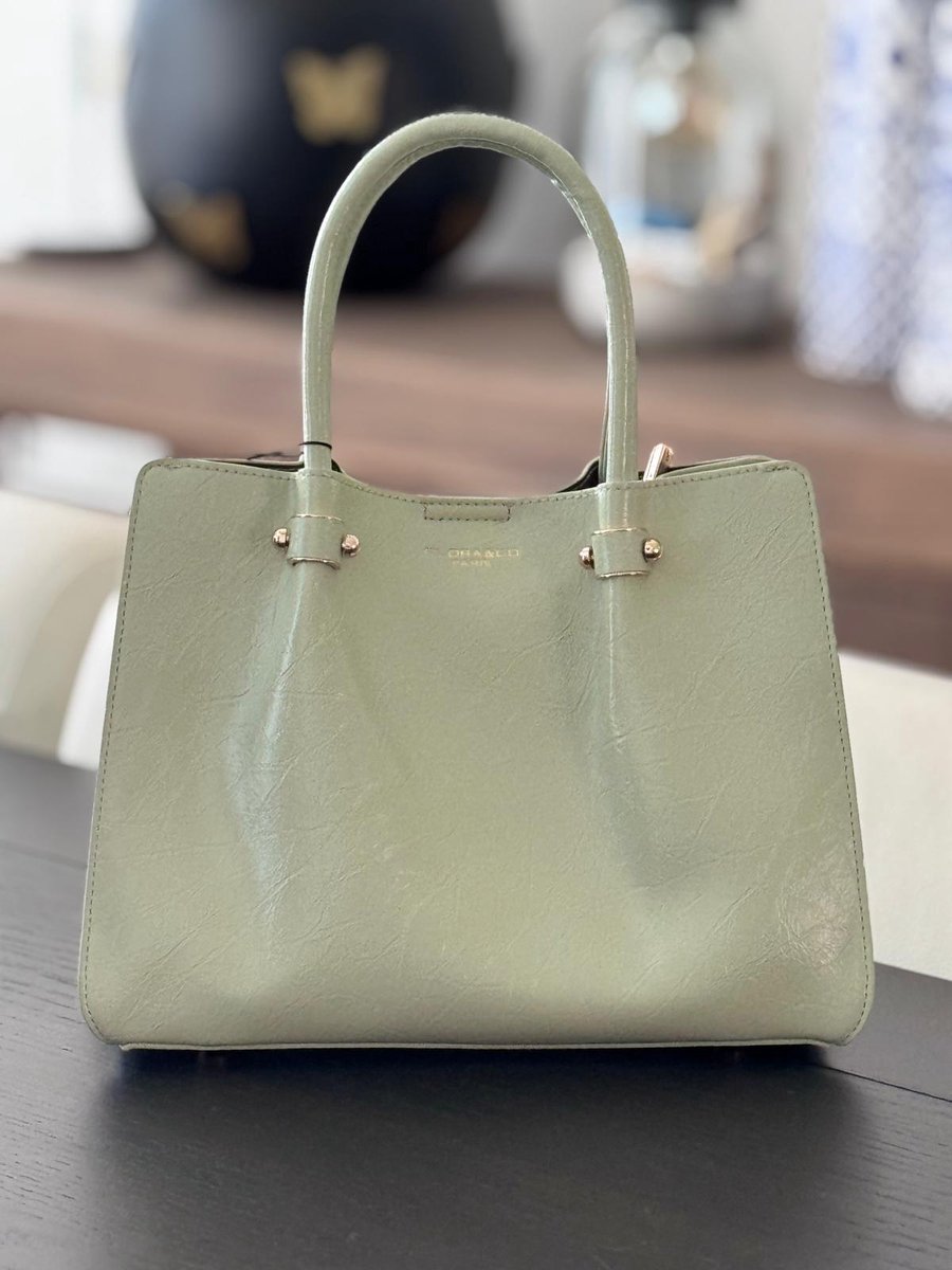 Damestas - Flora & Co - Groen - Vert Claire - Ruim hoofdvak - Moederdag