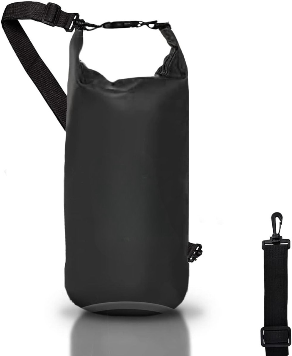 Drybag - Waterdichte Tas / Rugzak - Strandtas - Zwemtas - Wetbag - Droogtas - Outdoor Tas - Synthetisch - 5L - Zwart - van Imperatoris