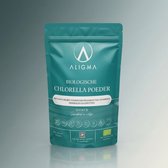 Aligma Biologische Chlorella Poeder: 250 gram - Gekneusde celwanden