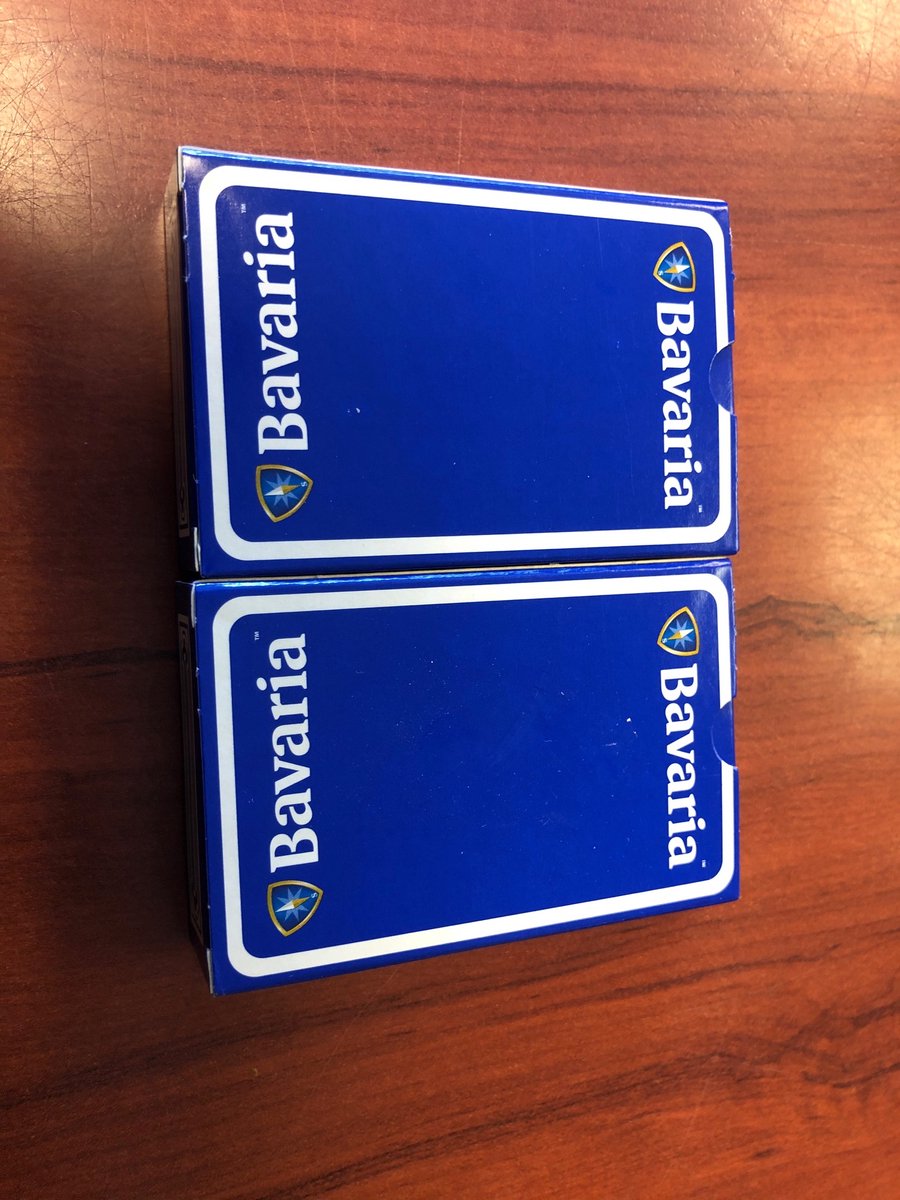 Bavaria pilsener bier kaartspel speelkaarten kaarten 2 pakjes / stokken x 52