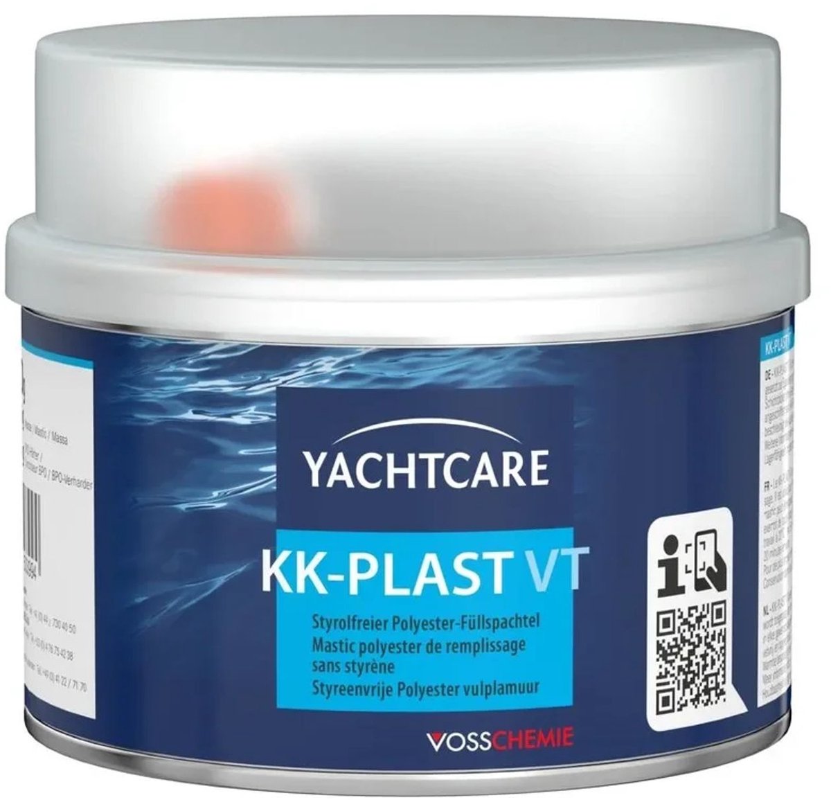 Polyester plamuur 1000g grijs sneldrogend vulmiddel