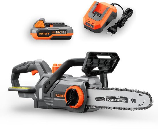 Accu-kettingzaag - FUXTEC FX-E1KS20 - 20V 10-inch geleider - 2Ah accu en 2,4A opladerset