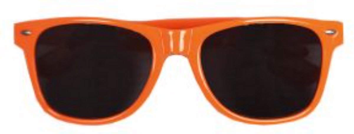 Faram - Oranje bril - Koningsdag bril - Kingsday bril - feestbril - party bril - oranje zonnebril - Nederland supporter - WK EK festival accessoires