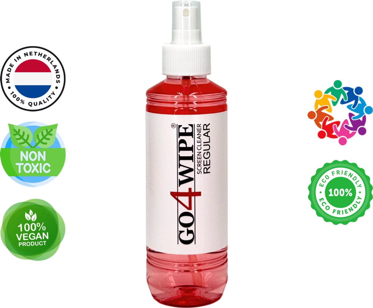 Go4Wipe 250ml Regular - Professioneel (beeld) schermreiniger / Screencleaner