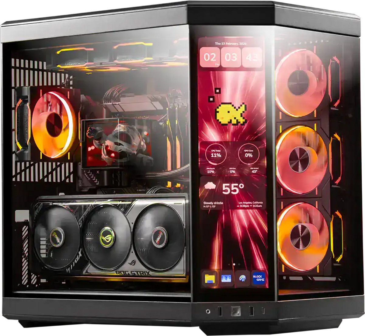 Gaming PC | NVIDIA GeForce RTX 5070 Ti | AMD Ryzen 7 9850X3D | 32GB RAM | Andromeda Touch AMD N57T