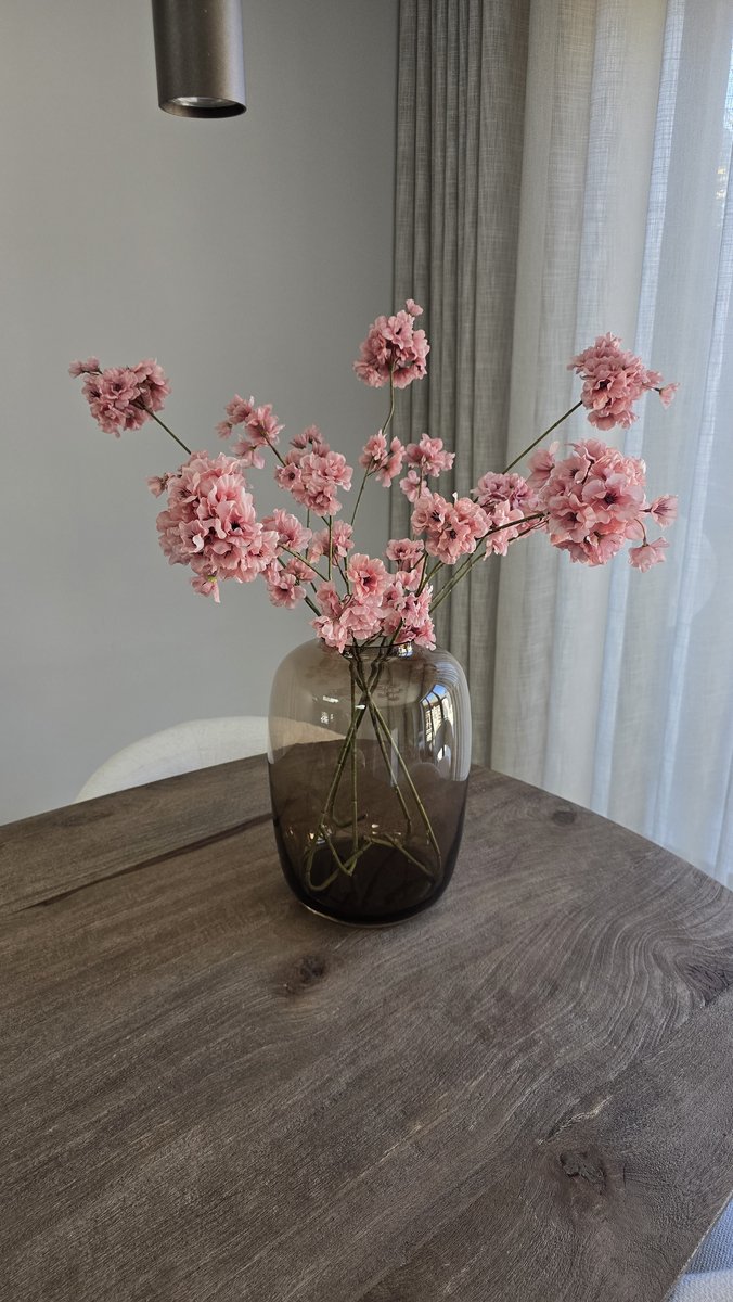 Zijden bloemen boeket-Oud roze-Bloesemtakken-5 stuks van 85 cm-Kunstbloemen-Moederdag-Cadeau-Verjaardag-Nepbloemen-Real touch-Vrouw-Trouwdag-Onderhoudsvrij-Realistische look-Luxe woonaccessoires-Decoratie woonkamer-Kunstboeket-Voor vaas