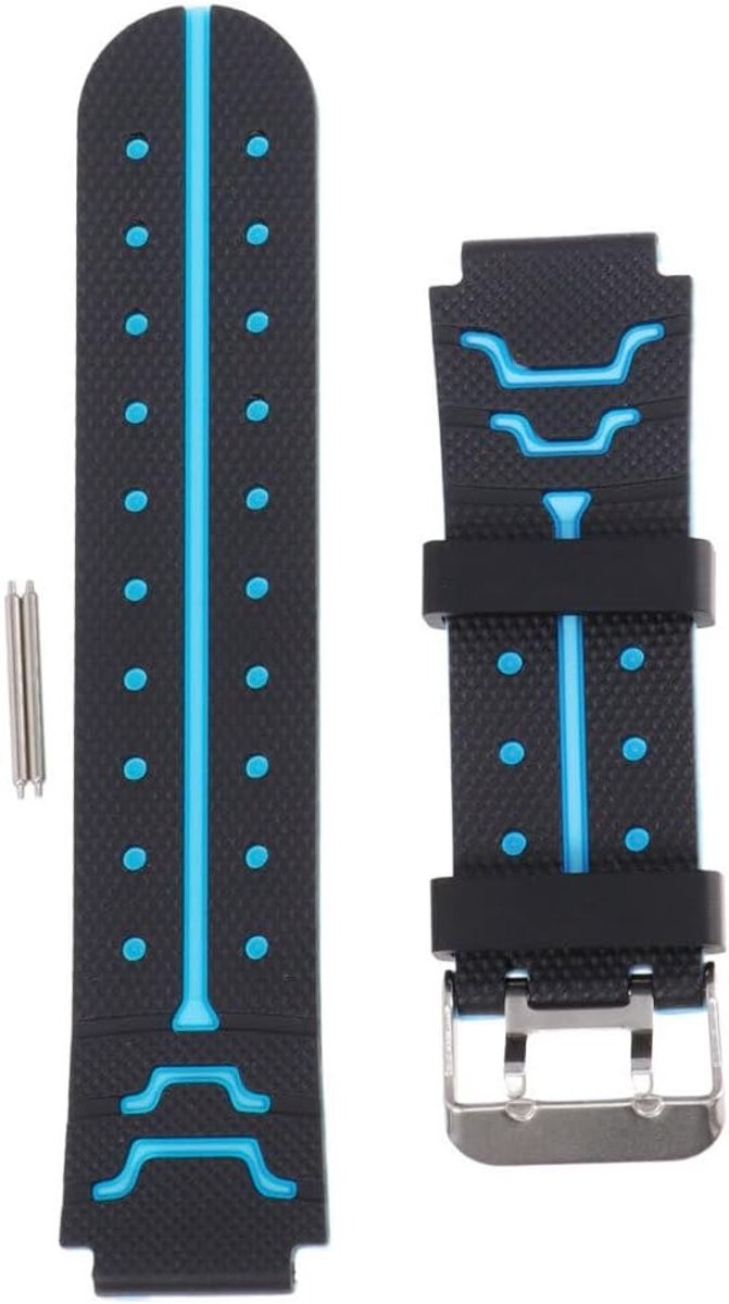Siliconen Horlogeband voor Kinderen - Waterdichte Armband voor Jongens en Meisjes - Universele Horlogeband voor Diverse Generaties Kinderen (Zwart Roze)