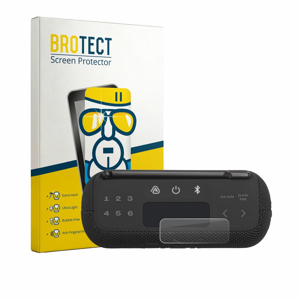 Screenprotector voor JBL Tuner 3 Beschermglas transparant