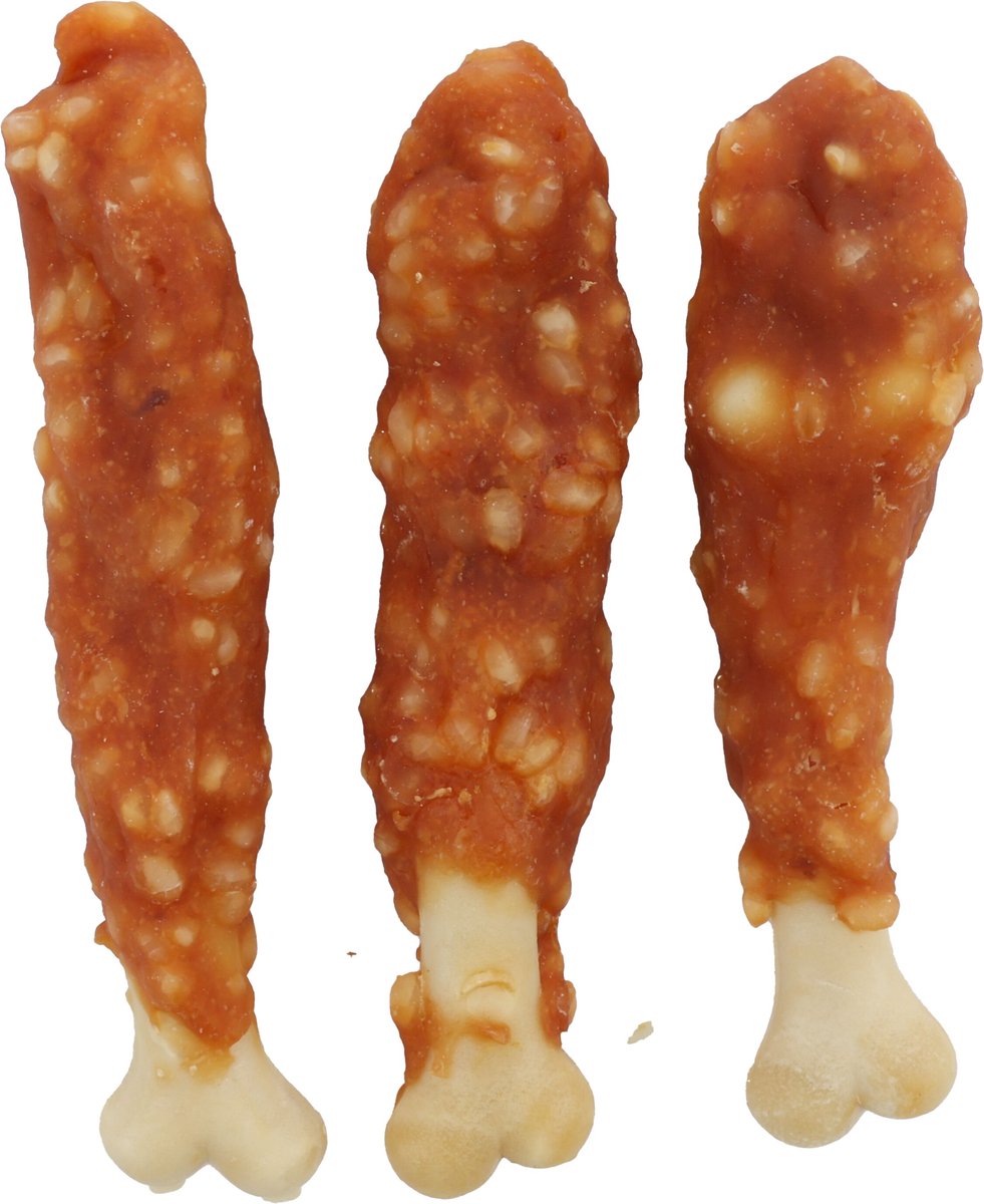 HAPKI DRUMSTICK MET KIP & RIJST 10CM 85GR