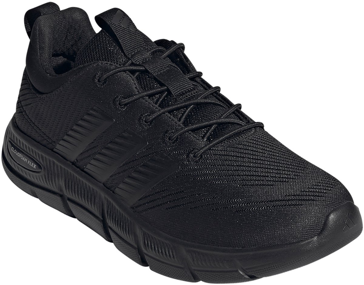 Adidas CLOUDFOAM FLEX - ELASTIC LACES zwart
