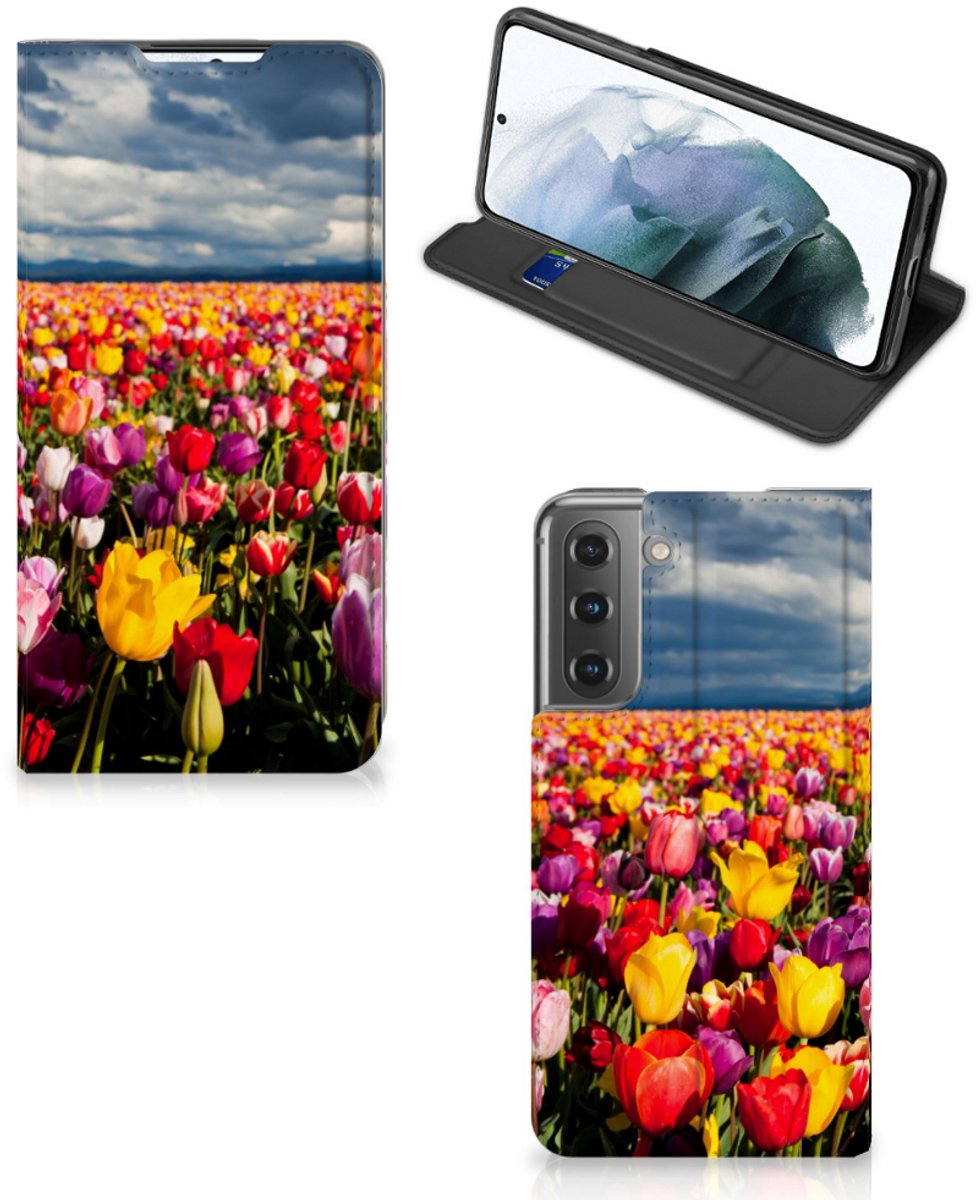 Samsung Galaxy S21 FE Smart Cover Tulpen
