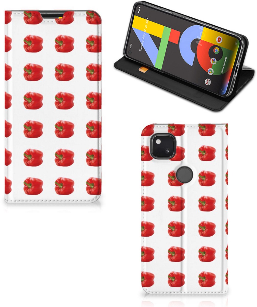 Google Pixel 4a Flip Style Cover Paprika Red