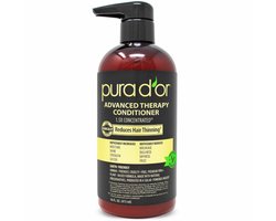PURA D’OR Advanced Therapy Conditioner 473ml – Biotine & Arganolie – Hydraterende Conditioner voor Droog, Dun & Beschadigd Haar – Meer Volume, Sterkte & Glans – Voor Mannen & Vrouwen