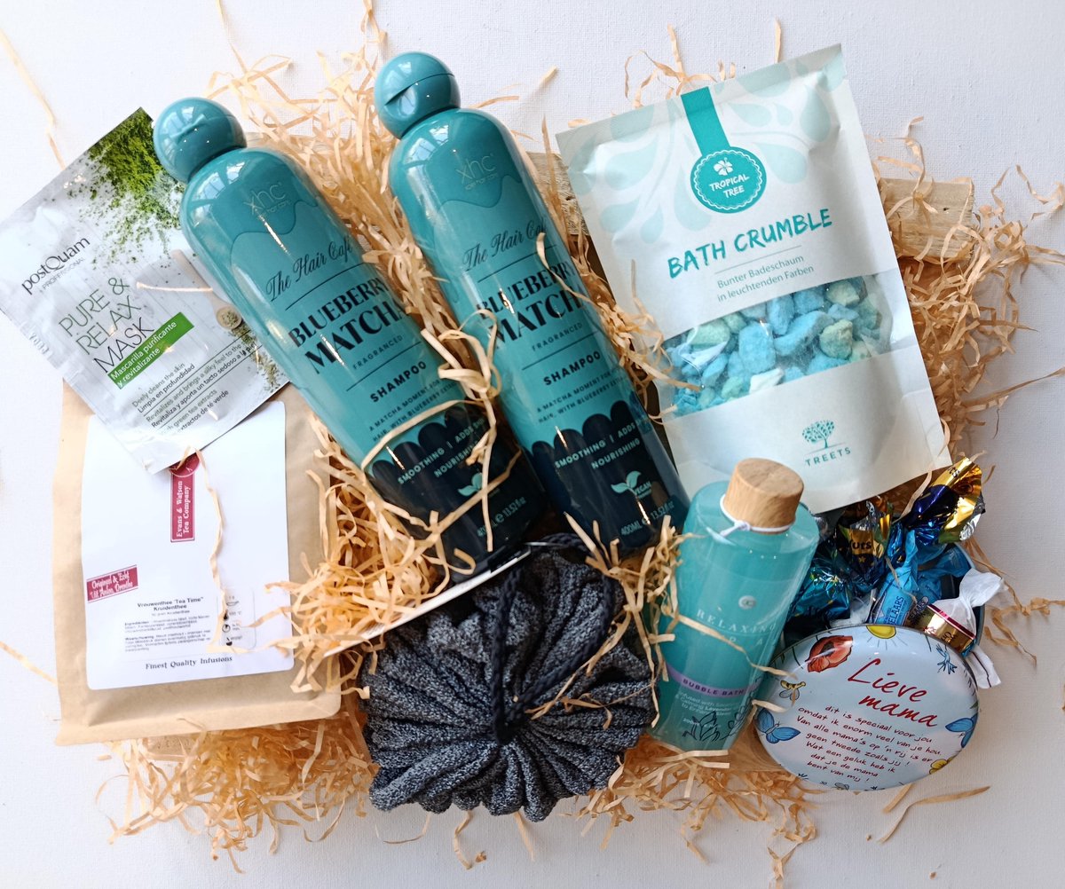Wellness Cadeaupakket met Thee en Verzorging – Moederdag cadeau - Liefste mama - Cadeau vrouw
