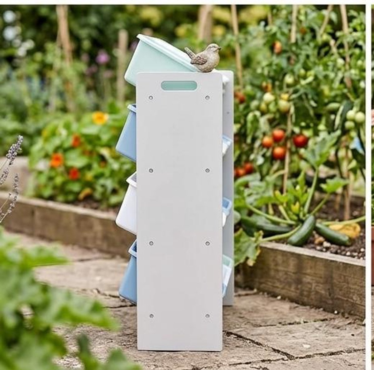 Speelgoed opbergkast met bakken 85 x 27,7 x 79 cm – kinder speelgoed organizer met 12 uitneembare bakken, houten opbergrek voor kinderkamer – Urbanhome