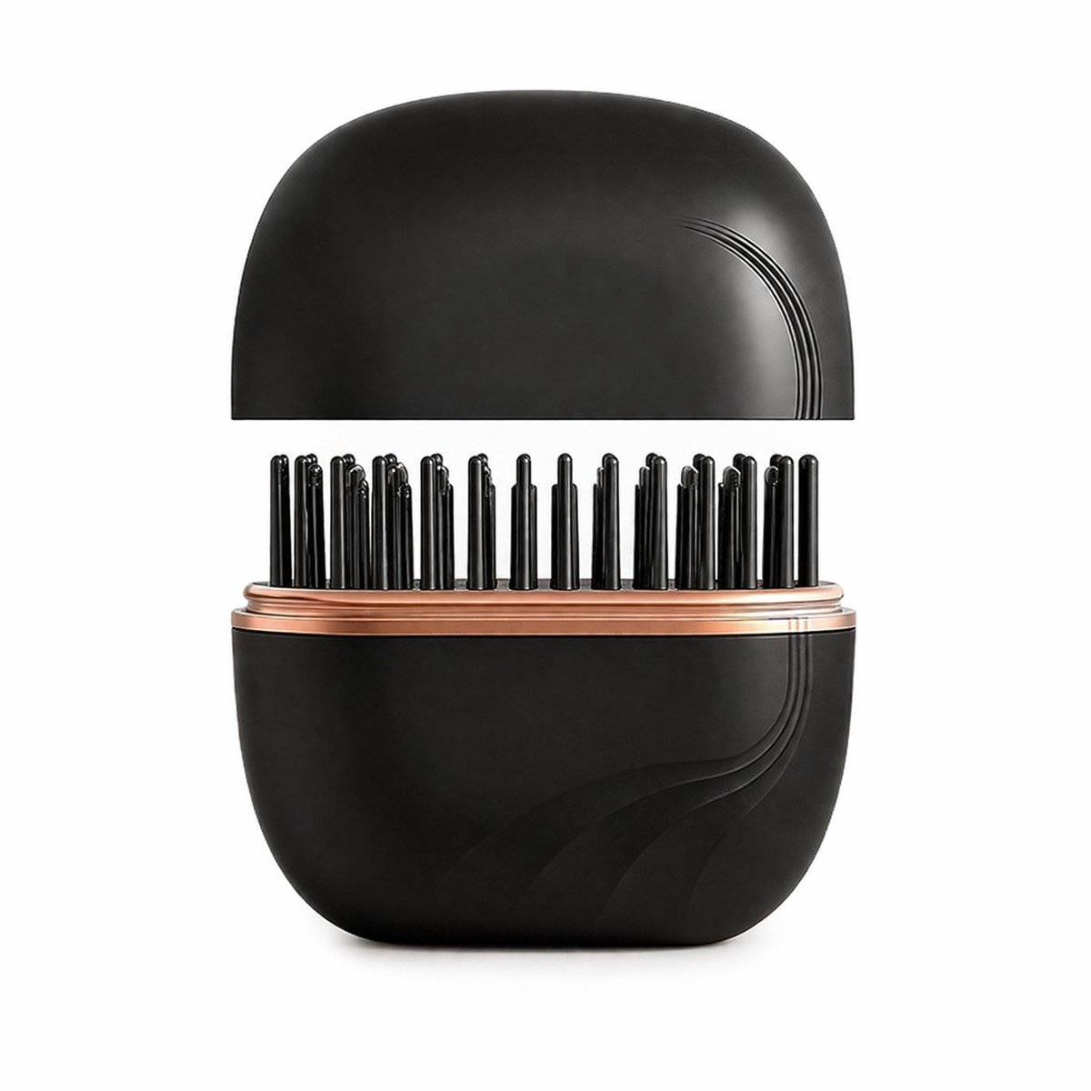 BOECK - Portable 2-in-1 Travel Hair Styler – Mini Stijltang & Krultang – Compact Haar Styling Tool voor Steil, Golvend & Krullend Haar – Keramische Verwarming – Ideaal voor Reizen & Dagelijks Gebruik
