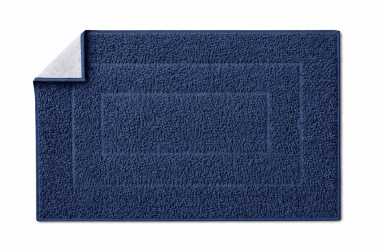 Olivivo - Tapis de bain - Marine - 50x80cm - Lavable - Antidérapant - Tapis de douche - Tapis de WC - Tapis de salle de bain - Tapis de bain antidérapant - Accessoires de salle de bain - Tapis de douche - Tapis de bain