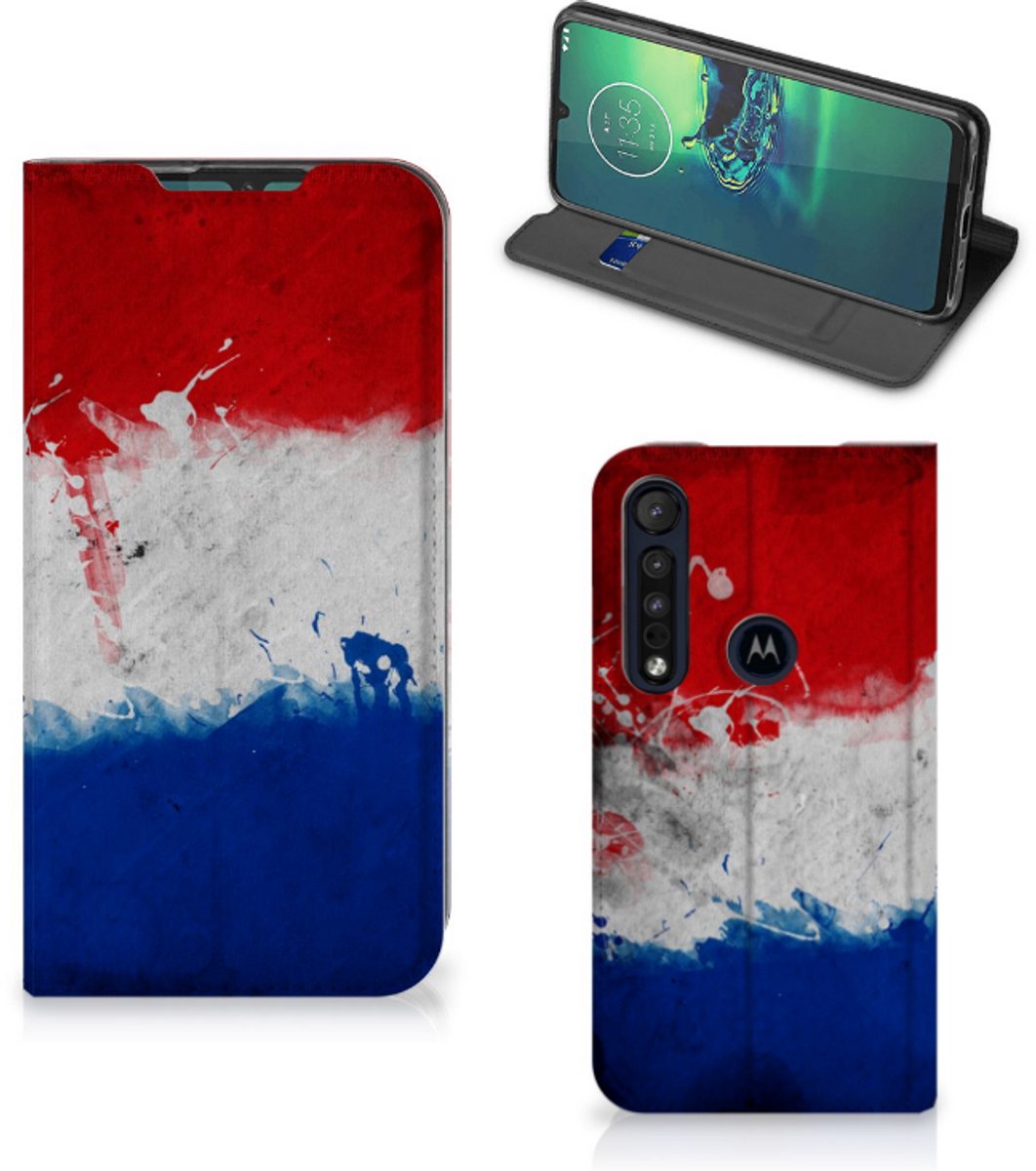 Motorola G8 Plus Standcase Nederland