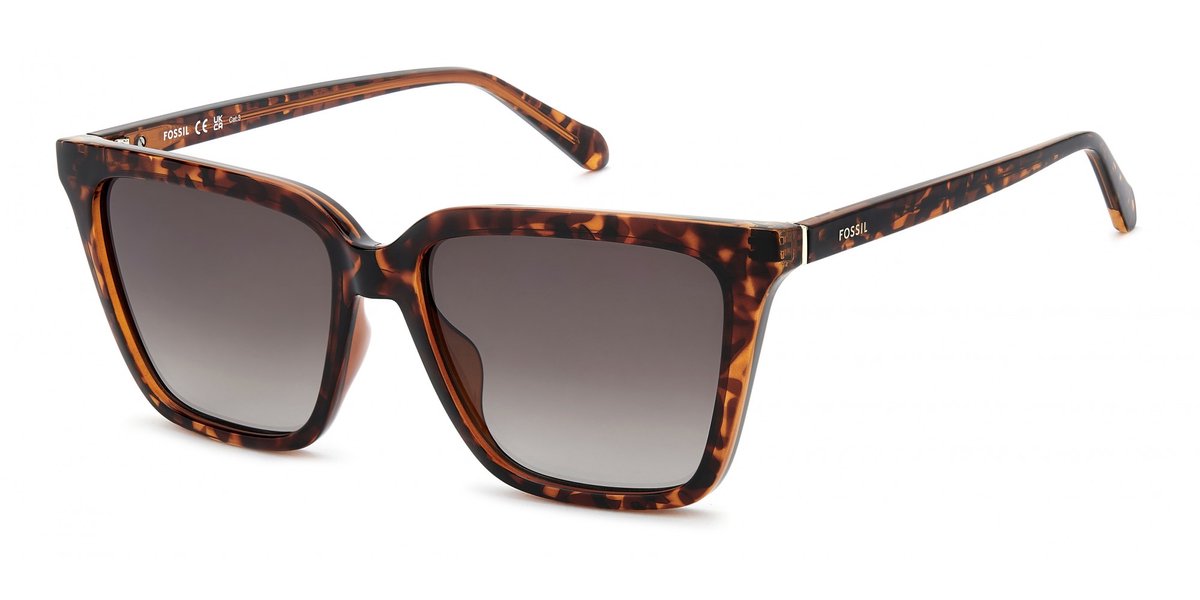 Fossil FOS 3173/G/S Havana 56/16/145 WOMAN Zonnebrillen
