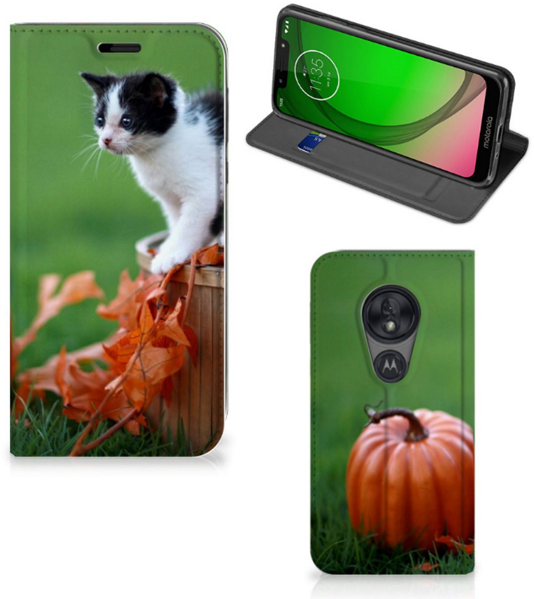 Motorola Moto G7 Play Hoesje maken Kitten