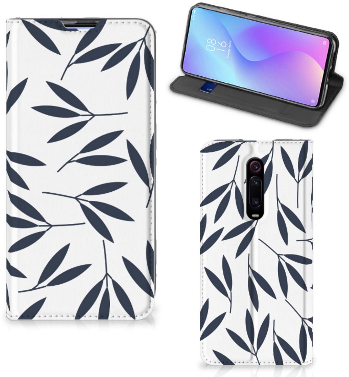 Xiaomi Mi 9T Pro Smart Cover Leaves Blue
