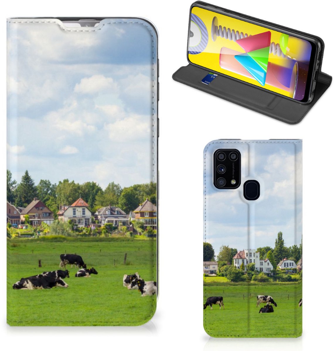 Samsung Galaxy M31 Hoesje maken Koeien