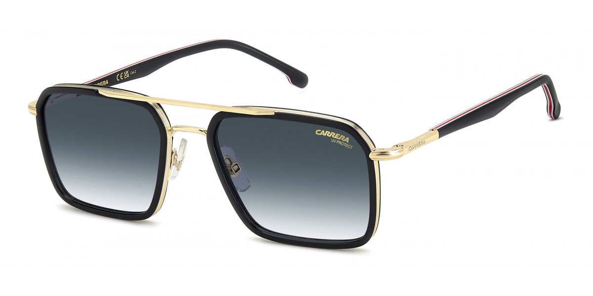 Carrera CARRERA 362/S BLACK RED/DARK BLUE SHADED 55/19/145 Herrenbrillen Zonnebrillen