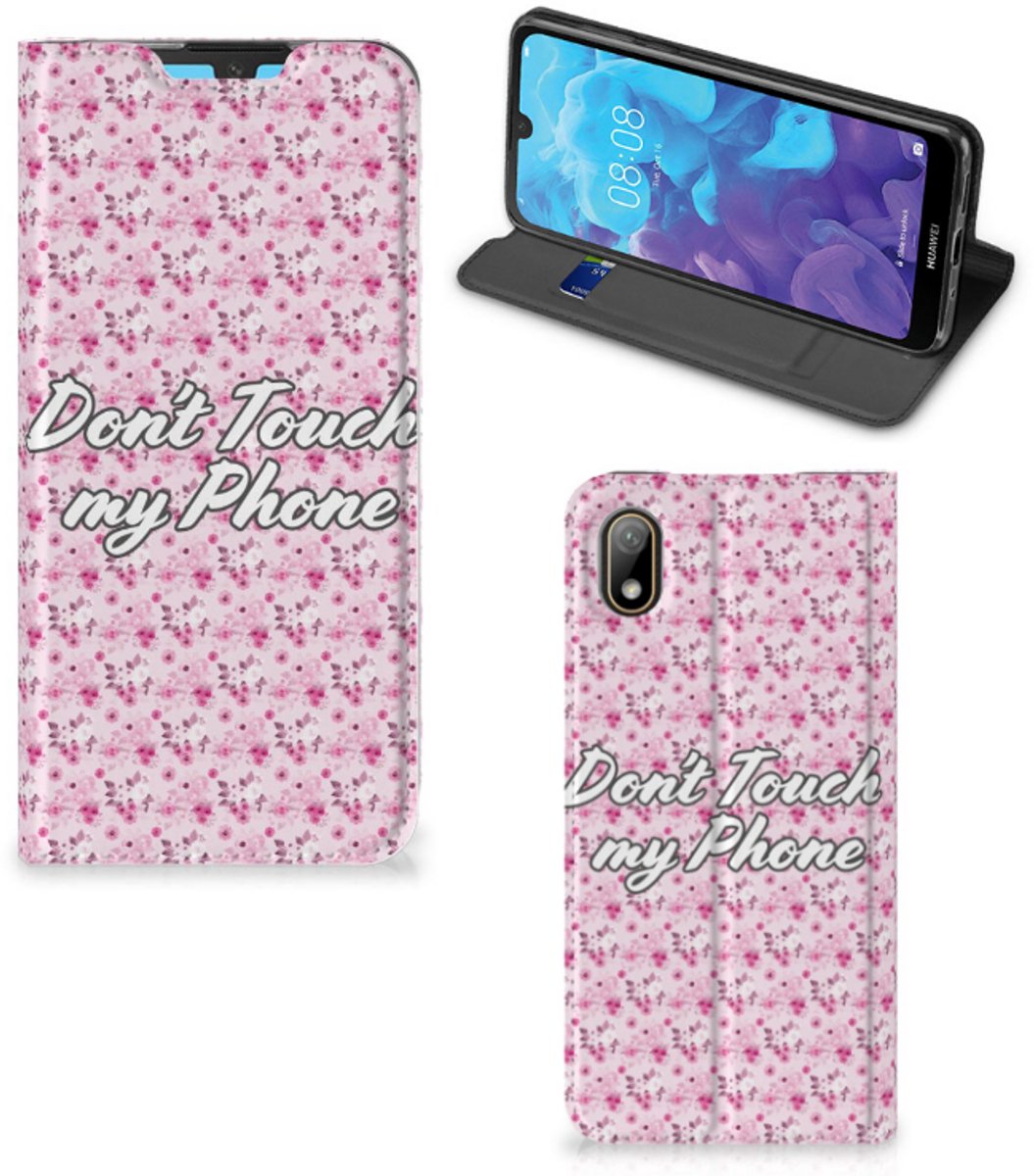 Huawei Y5 (2019) Design Case Flowers Pink DTMP