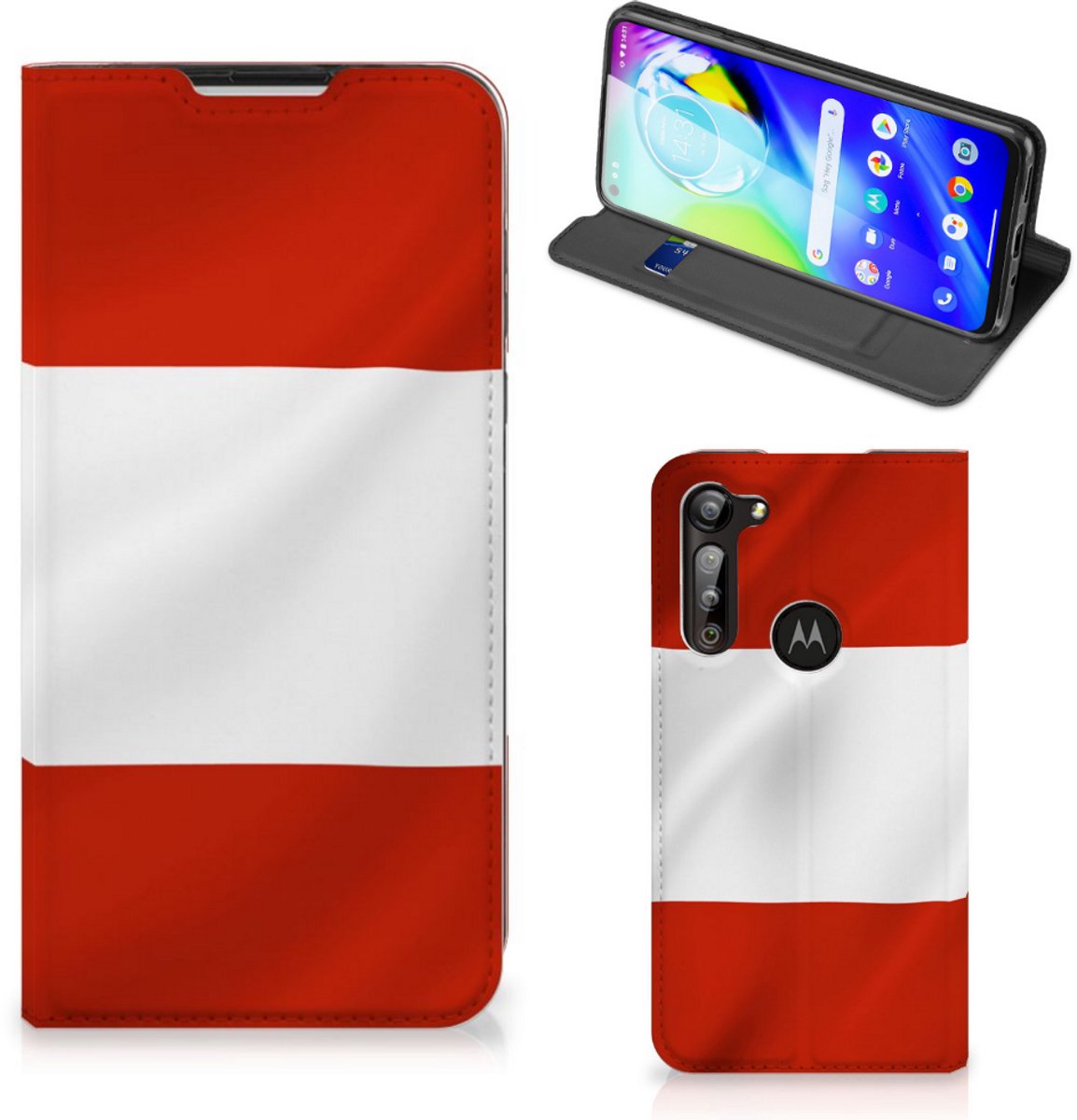 Motorola Moto G8 Power Standcase Oostenrijk