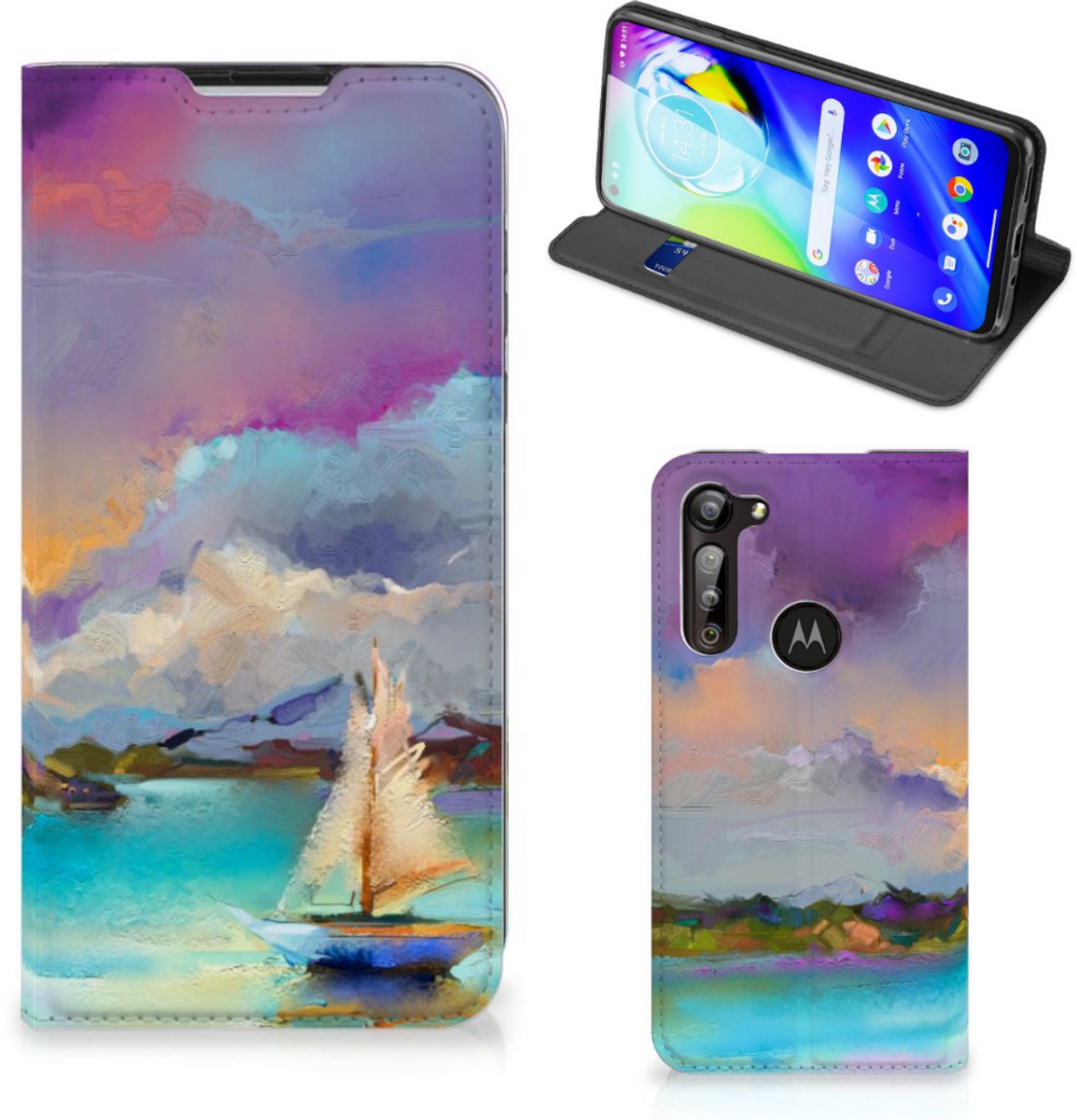Bookcase Motorola Moto G8 Power Boat