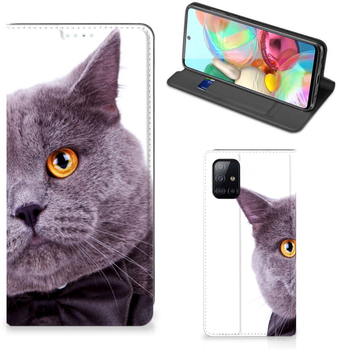 Samsung Galaxy A71 Hoesje maken Kat