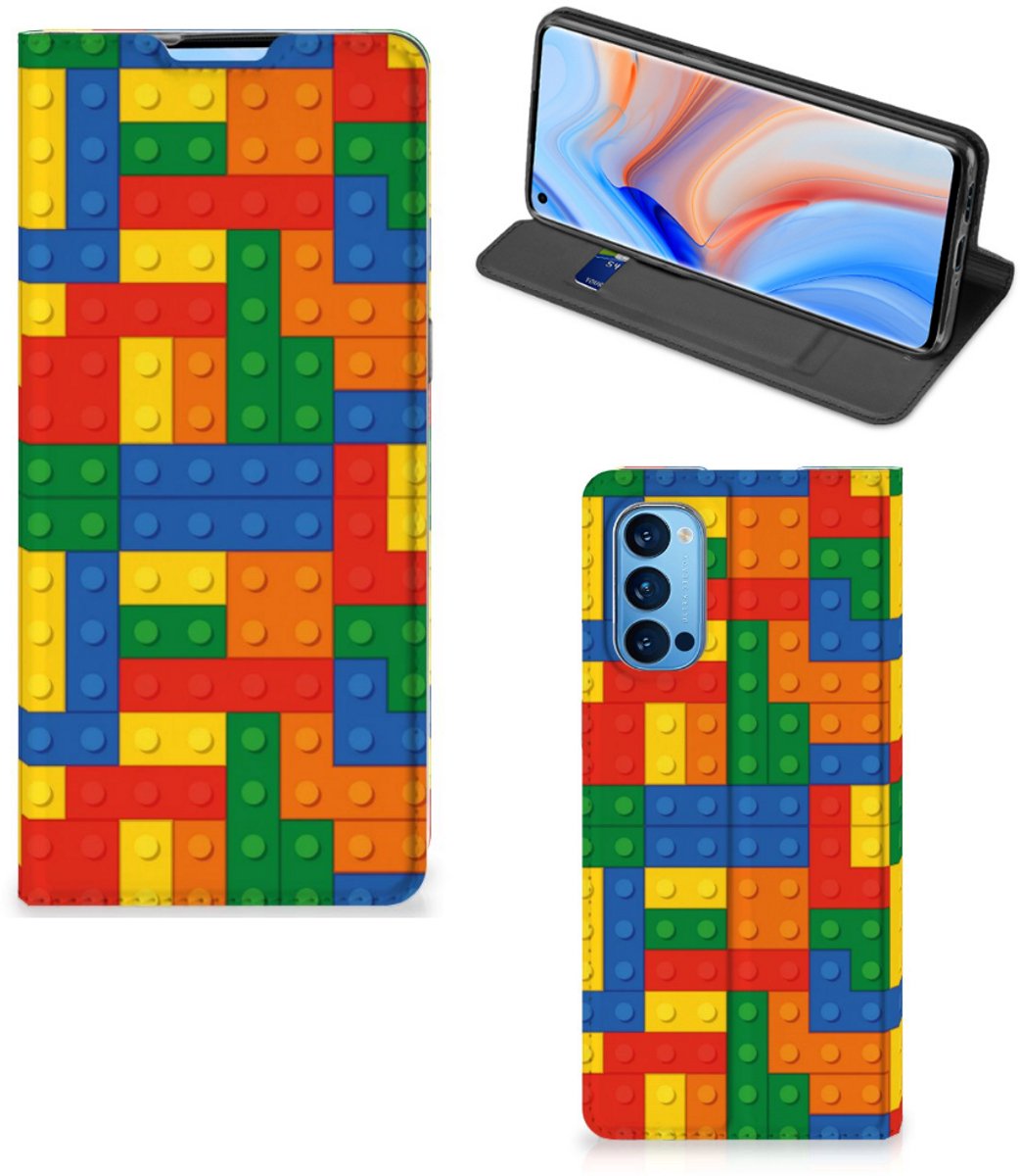 OPPO Reno4 Pro 5G Hoesje met Magneet Blokken