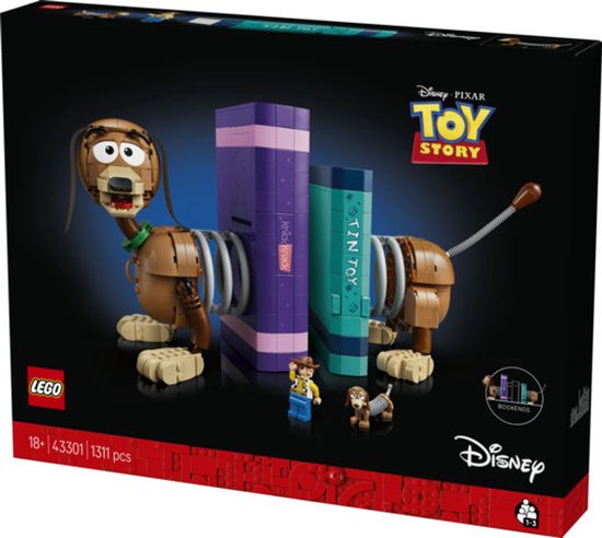 LEGO Disney et Pixar Toy Story Sergent Slinky Serre-livres Kit de construction pour adultes - 43301