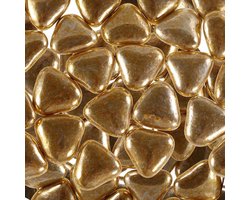 chocolade mini dragee hartjes goud 500 gram voor huwelijk doopsuiker communie lovehartjes