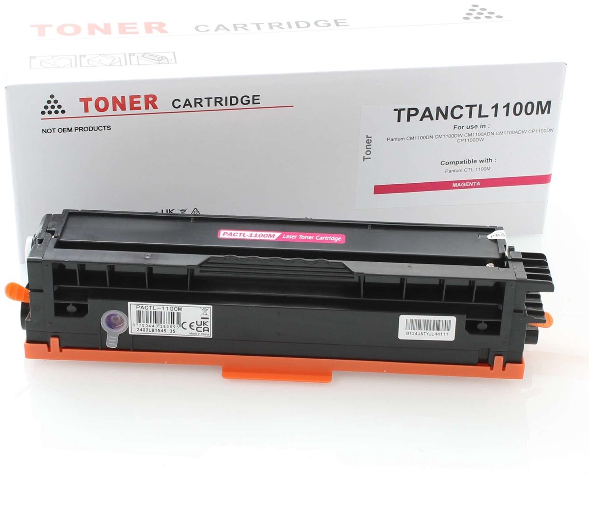 Oki - Tonercartridge - TPANCTL1100HM - Magenta - Huismerk