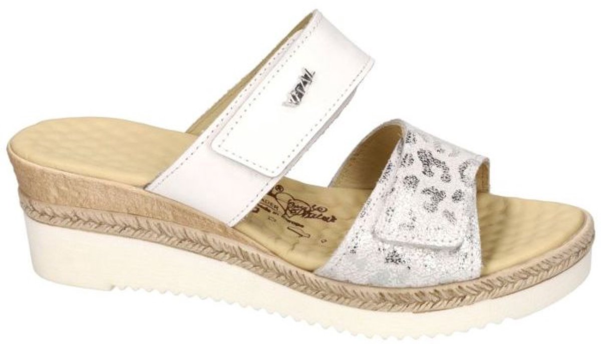Vital -Dames - wit - slippers & muiltjes - maat 41