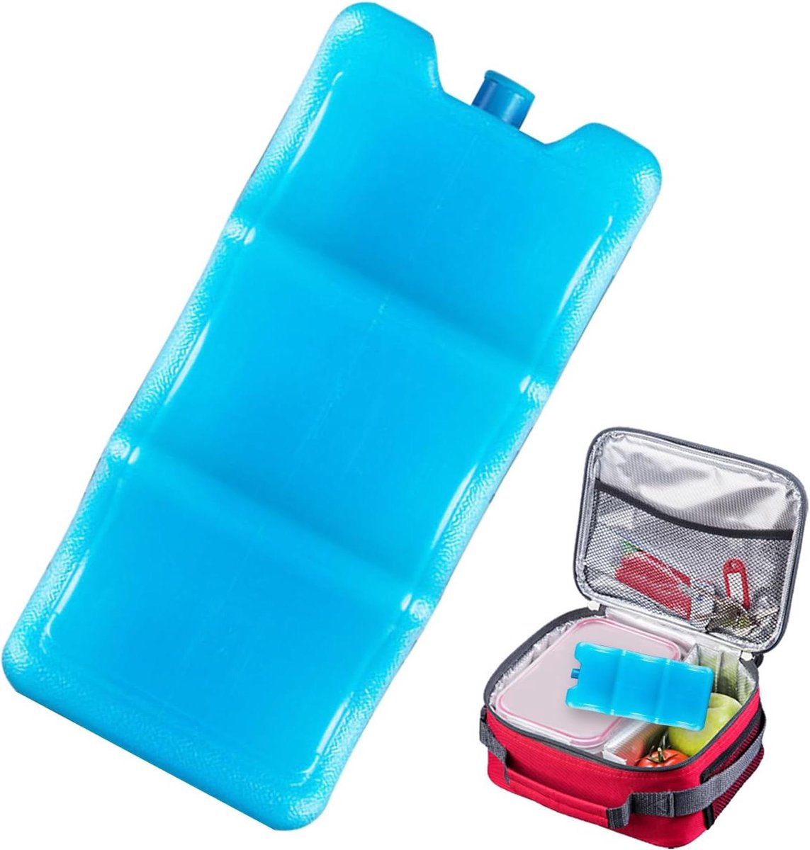 Koelelementen Lunchbox - Koelblokken - Voedsel Bewaren - Langdurige Koeling - 400 ml - Golf