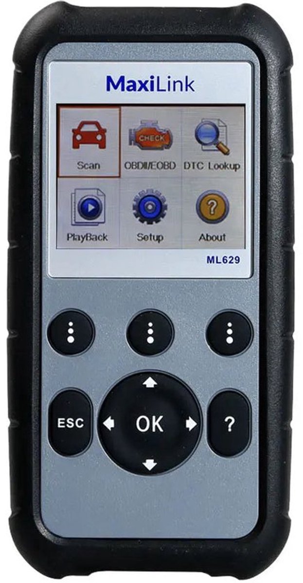 OBD2-Scanner - Diagnosecomputer - Slimme Diagnosetool - Foutverwijdering - ABS - Airbag - AT - Motor - Codelezer - Scanner - CAN OBD2 Diagnosetool - Zwart