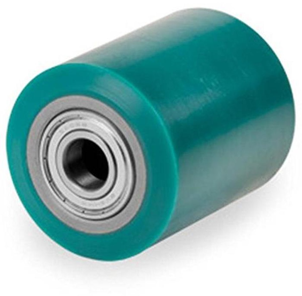 Hefwagenwiel - Reserve rol - Materiaal verplaatsen - Geruisloze loop - 82 x 70 mm - Groen