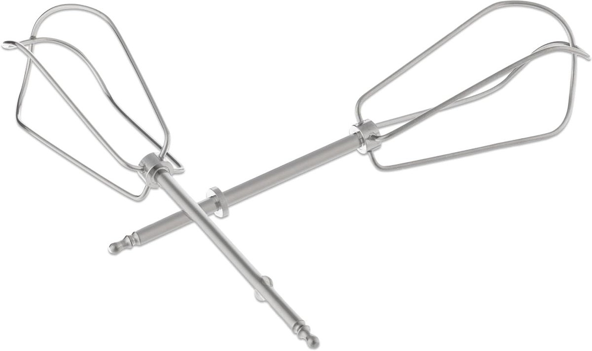 Mixer Kloppers - Reserveonderdelen - Bakken en Koken - Roestvrij Staal - Set van 2 - Zilver