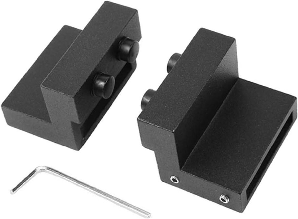 PeggyHD Sliding Barn Door Hardware Stoppers Door Roller Stop Limit Device Black (Pair)
