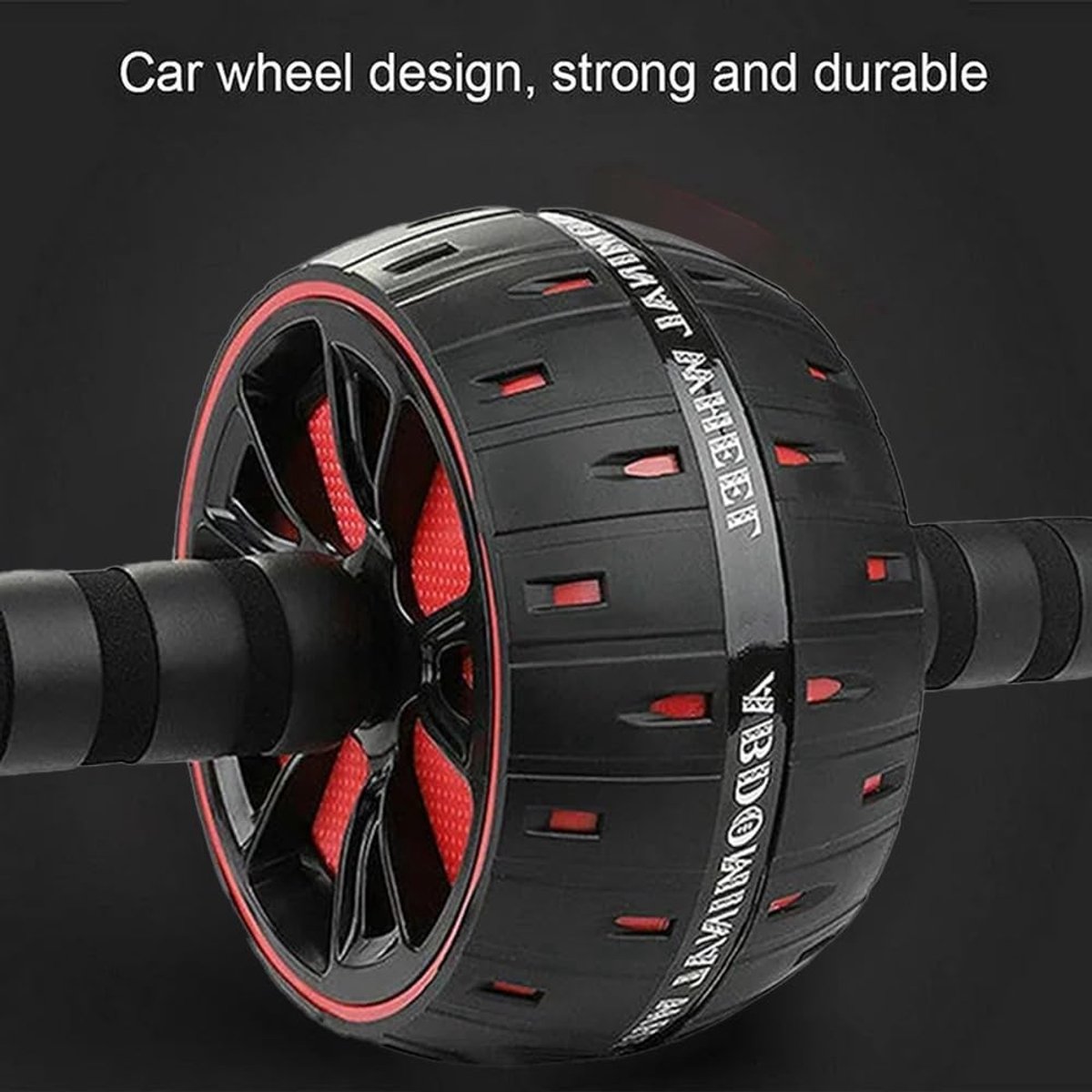 Big Ab Roller voor Abs Workout Ab Roller Wheel Oefeningsapparatuur voor Core Workout Buikwiel Roller voor Home Gym